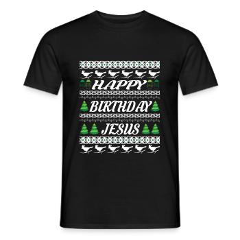 Christmas Weihnachten - Männer T-Shirt - Schwarz - Vorne - AI Model Male 178 light (178cm)