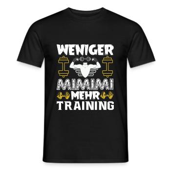 Gym Fitnessstudio Sport Kraftsport Bodybuilding - Männer T-Shirt - Schwarz - Vorne - AI Model Male 178 light (178cm)