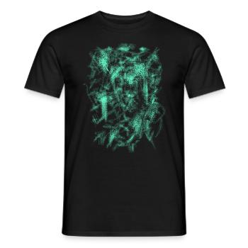 Vintage - Männer T-Shirt - Schwarz - Vorne - AI Model Male 178 light (178cm)