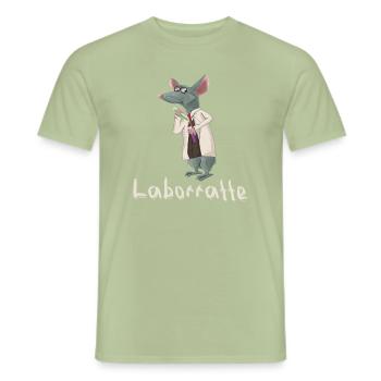 Laborratte Forscher Wissenschaftler Laborant - Männer T-Shirt - Sage - Vorne - AI Model Male 178 light (178cm)