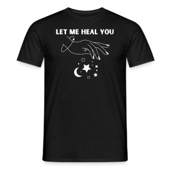 Massage Therapist Heal You Natural Oils - Männer T-Shirt - Schwarz - Vorne - AI Model Male 178 light (178cm)