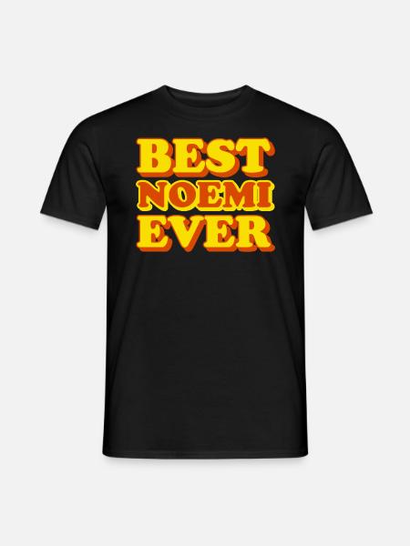 Noemi First Name Funny Gift - Men's T-Shirt - black
