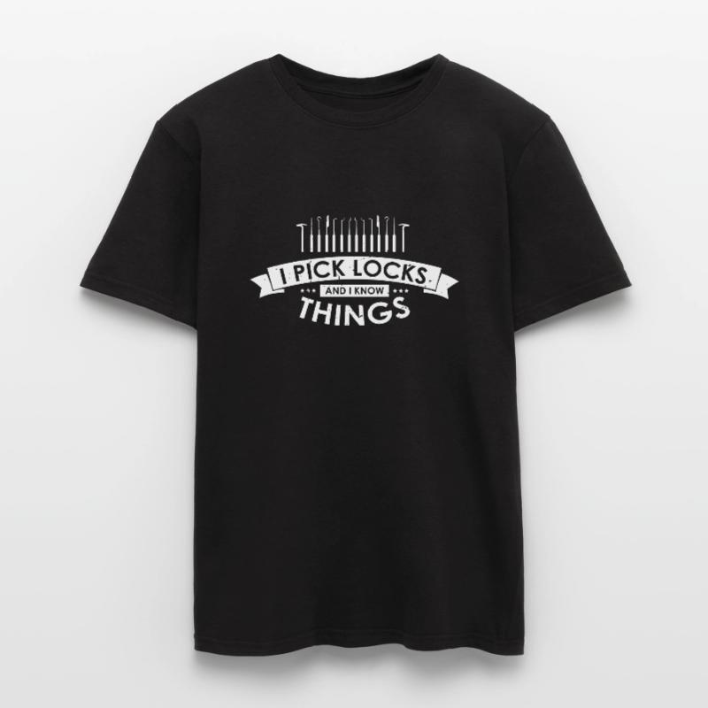 Conceptions de service de déverrouillage Lockpicking Lock Picking T-shirt homme