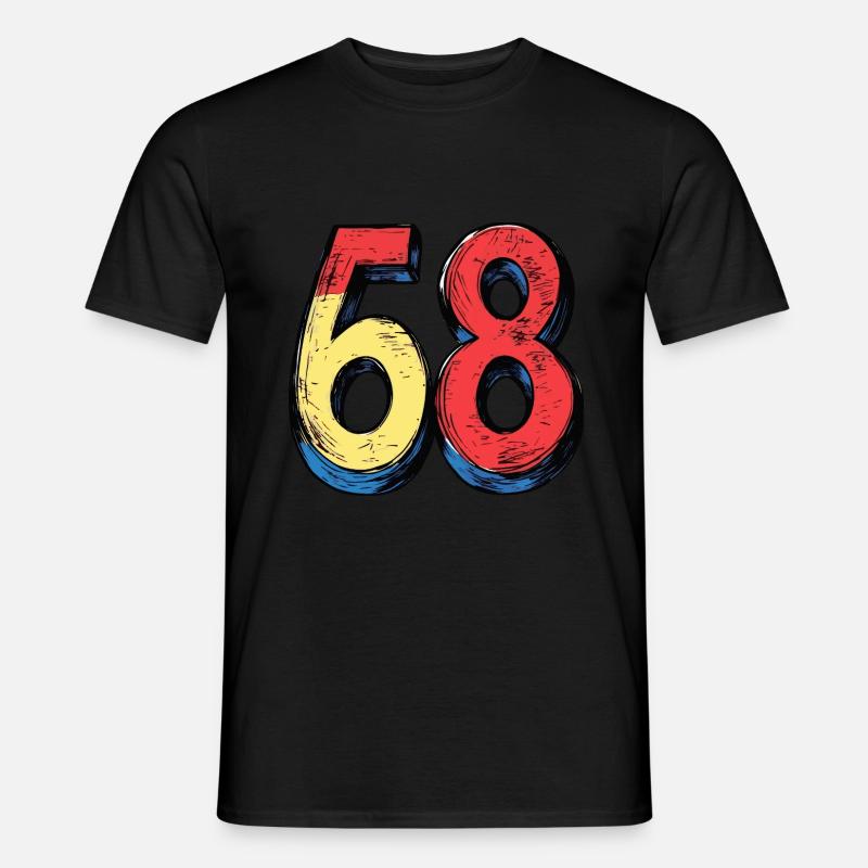 Bande dessinée à 68 numéros - T-shirt homme - noir