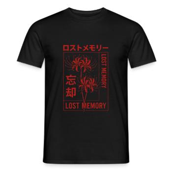 Spider Lily - Lost Memory - Men's T-Shirt - black - Front - AI Model Male 178 light (178cm)