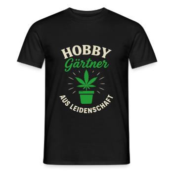 Hobbygärtner Aus Leidenschaft Pflanze - Männer T-Shirt - Schwarz - Vorne - AI Model Male 178 light (178cm)