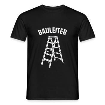 Directeur de la construction Drôle Construction Humour Design - T-shirt homme - noir - Devant - AI Model Male 178 light (178cm)