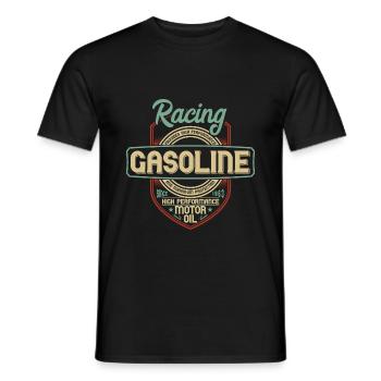 Essence de course - T-shirt homme - noir - Devant - AI Model Male 178 light (178cm)