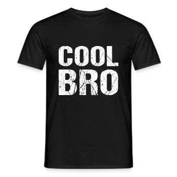 Frère Cool - T-shirt homme - noir - Devant - AI Model Male 178 light (178cm)