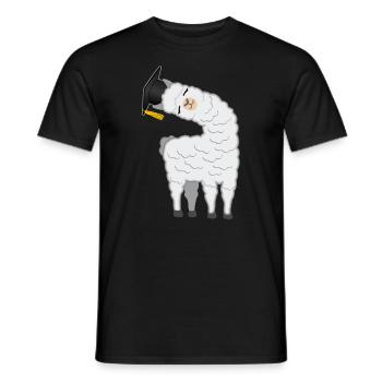 Licence Master Licence Llama Alpaga - T-shirt homme - noir - Devant - AI Model Male 178 light (178cm)
