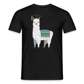 Licence Master Licence Llama Alpaga - T-shirt homme - noir - Devant - AI Model Male 178 light (178cm)