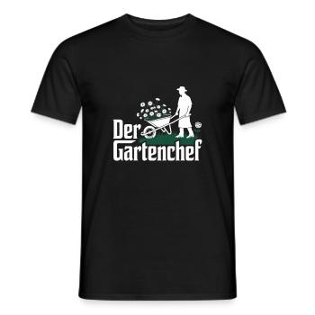 Gartenchef Gärtner Geschenk Garten Hobbygärtner - Männer T-Shirt - Schwarz - Vorne - AI Model Male 178 light (178cm)
