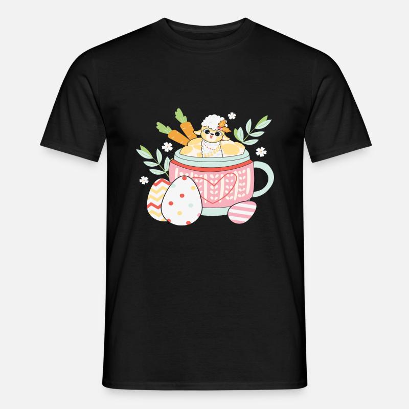 BOW Easter Chibi Cup - Men's T-Shirt - black