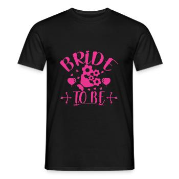 Bride - Men's T-Shirt - black - Front - AI Model Male 178 light (178cm)