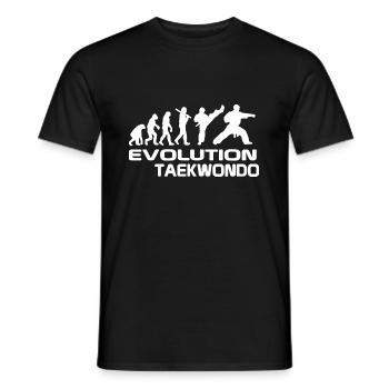 Chemise Evolution Taekwondo - T-shirt homme - noir - Devant - AI Model Male 178 light (178cm)
