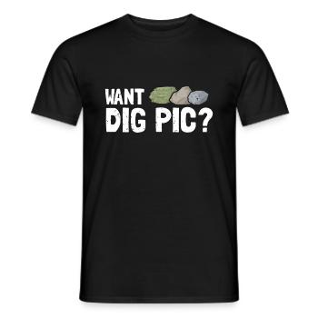 Mineraliensammler und Erze Mineralien Fan - Männer T-Shirt - Schwarz - Vorne - AI Model Male 178 light (178cm)