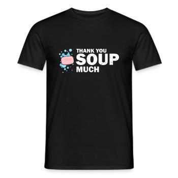 Homemade soap design for oil soap making - Men's T-Shirt - black - Front - AI Model Male 178 light (178cm)