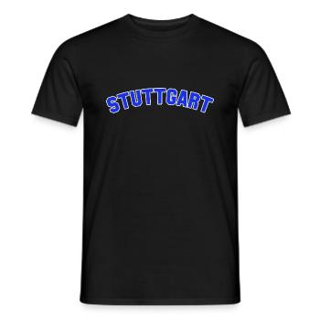 Stuttgart College Capital Tourist Germany - Männer T-Shirt - Schwarz - Vorne - AI Model Male 178 light (178cm)