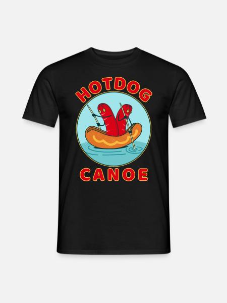 Hot dog Funny - Men's T-Shirt - black