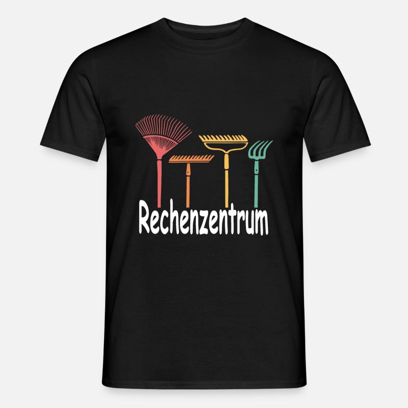Rechenzentrum - Männer T-Shirt - Schwarz