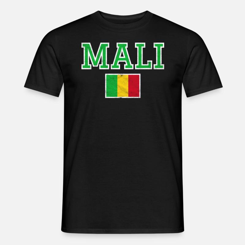 Mali - Männer T-Shirt - Schwarz