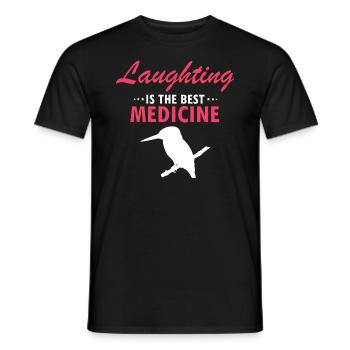 Kookaburra Design et Kookaburra Dicton - T-shirt homme - noir - Devant - AI Model Male 178 light (178cm)