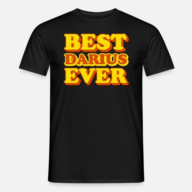 Darius First Name Funny Gift - Men’s T-shirt - black