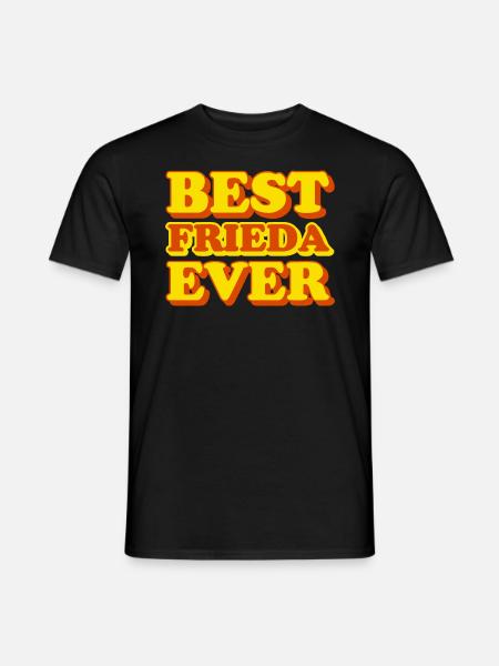 Frieda First Name Funny Gift - Men's T-Shirt - black