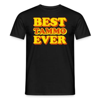 Tammo Vorname Lustiges Geschenk - Männer T-Shirt - Schwarz - Vorne - AI Model Male 178 light (178cm)