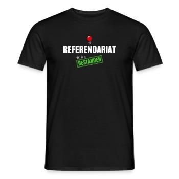 Referendariat Bestanden - Männer T-Shirt - Schwarz - Vorne - AI Model Male 178 light (178cm)