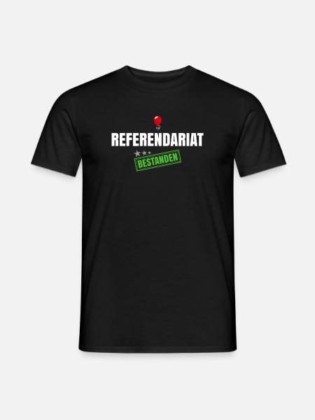 Referendariat Bestanden - Männer T-Shirt - Schwarz