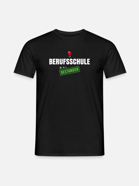 Berufsschule Bestanden - Männer T-Shirt - Schwarz
