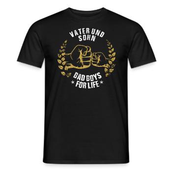 Vater und Sohn Bad Boys for Life - Männer T-Shirt - Schwarz - Vorne - AI Model Male 178 light (178cm)
