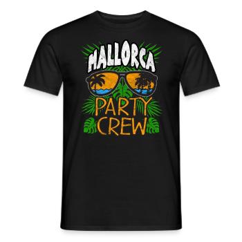 Mallorca Shirt - T-shirt homme - noir - Devant - AI Model Male 178 light (178cm)