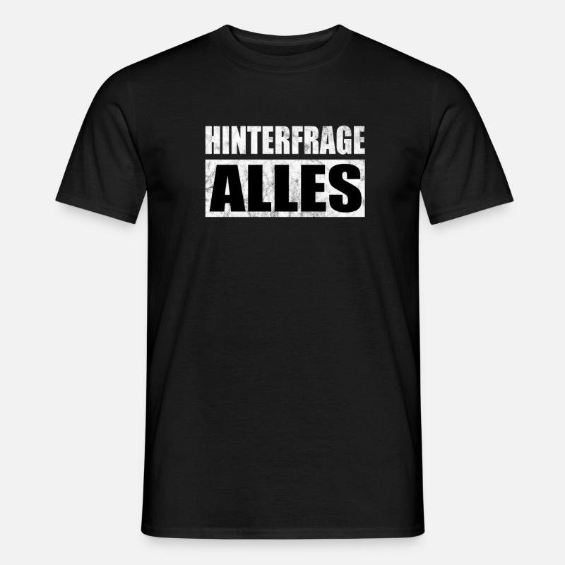 Statement Illuminati Verschwörung - Männer T-Shirt - Schwarz