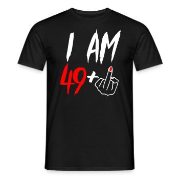 50 Jahre 50. Geburtstag - Männer T-Shirt - Schwarz - Vorne - AI Model Male 178 light (178cm)