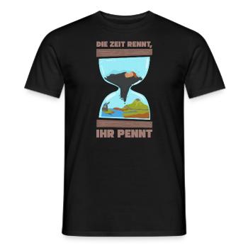 Climate Change Environmental Protection Nature Preservation Gift - Men's T-Shirt - black - Front - AI Model Male 178 light (178cm)