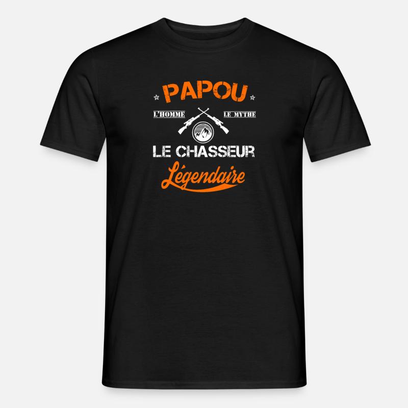 Jäger - Männer T-Shirt - Schwarz