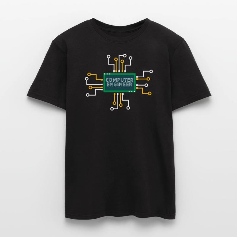 Computer Ingenieur Nerd Informatik Informatik Männer T-Shirt