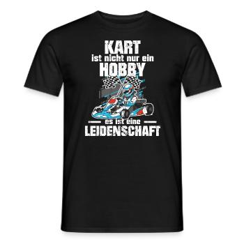 Gokart Racing Kartfahren ist nicht nur ein Hobby - Männer T-Shirt - Schwarz - Vorne - AI Model Male 178 light (178cm)