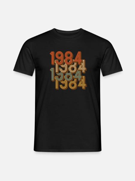 1984 millésime millésime rétro - T-shirt homme - noir