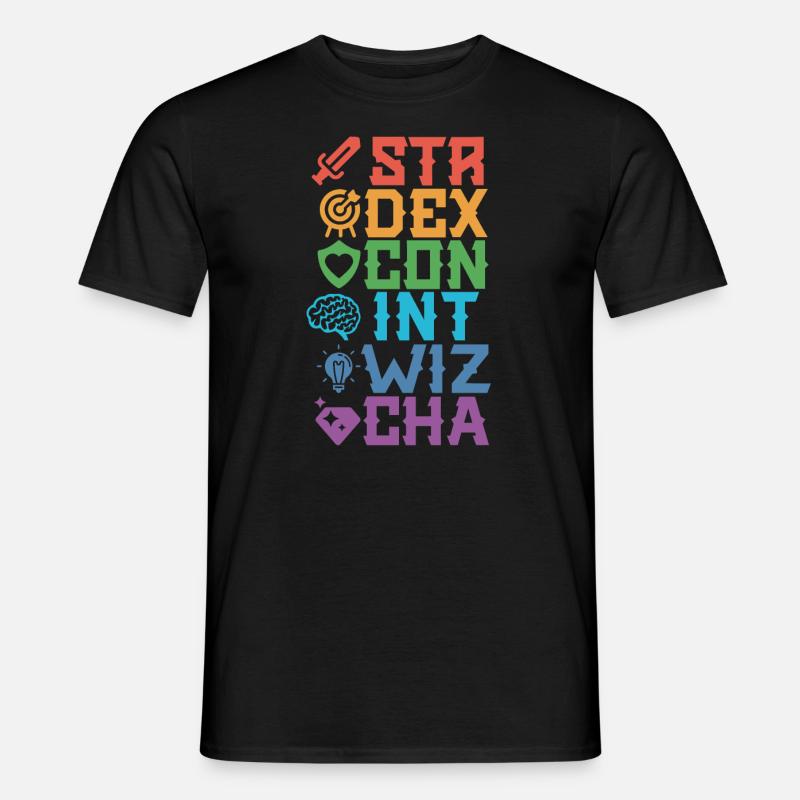 RPG-Rollenspiel - Männer T-Shirt - Schwarz