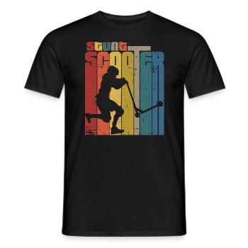 Scooter - T-shirt homme - noir - Devant - AI Model Male 178 light (178cm)