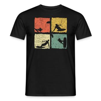 Kitesurf Kite Je Ne peux pas Je Suis Kitesurf - T-shirt homme - noir - Devant - AI Model Male 178 light (178cm)