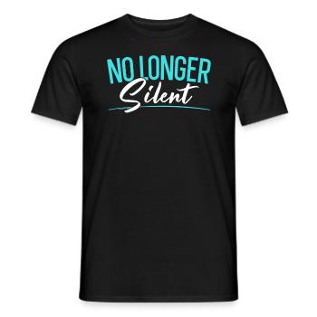 Nicht Mehr Stumm Sexual Assault - Männer T-Shirt - Schwarz - Vorne - AI Model Male 178 light (178cm)