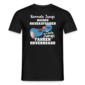 Hoverboard Coole Jungs fahren Hoverboard - Männer T-Shirt - Schwarz - Vorne - AI Model Male 178 light (178cm)