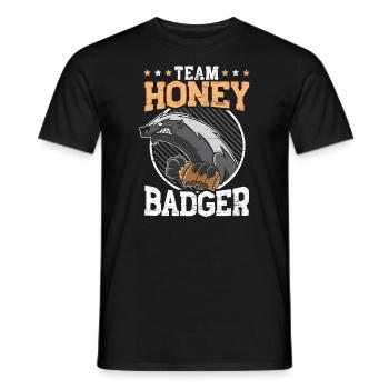 Équipe Miel Blairs Animal Intrépide Prédateur - T-shirt homme - noir - Devant - AI Model Male 178 light (178cm)