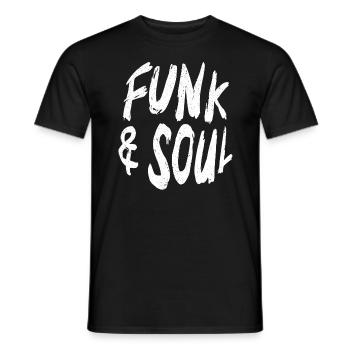 Compositeur de chanson de musicien funk et soul - T-shirt homme - noir - Devant - AI Model Male 178 light (178cm)