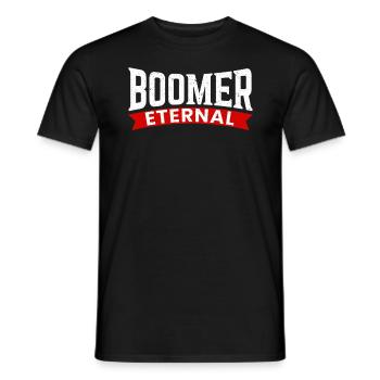 Boomer Ewige Generation Z Millennial Gen Z - Männer T-Shirt - Schwarz - Vorne - AI Model Male 178 light (178cm)