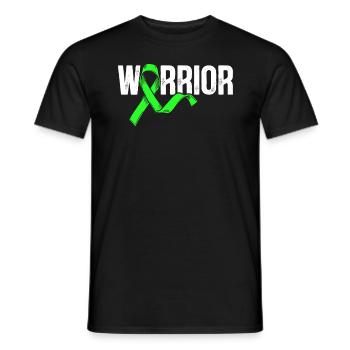 Lymph gland cancer Warrior Non-Hodgkin's lymphoma - Men's T-Shirt - black - Front - AI Model Male 178 light (178cm)